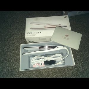 Cura luxe singlepass flat iron hair straightener